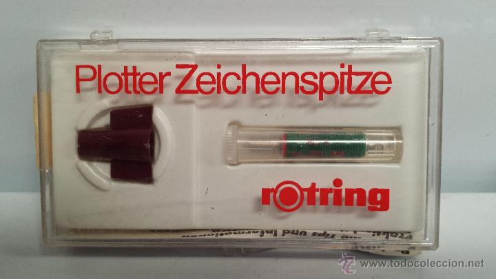 Escriban&iacute;a: PUNTA ROTRING PARA PLOTTER - COLOR VERDE CLARO - SIN USO - - Foto 1