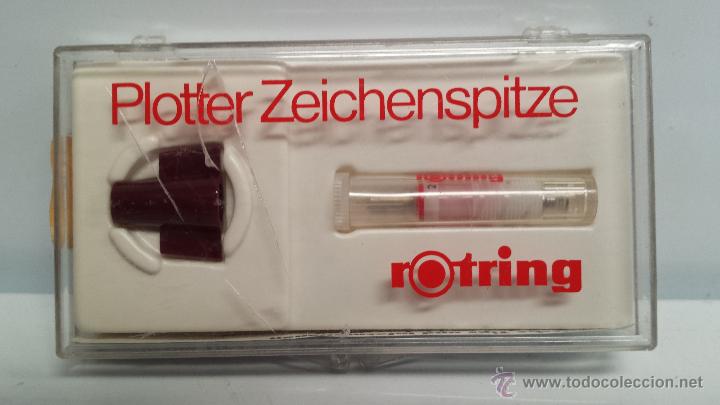 Escriban&iacute;a: PUNTA ROTRING PARA PLOTTER - COLOR BLANCO - SIN USO - - Foto 1