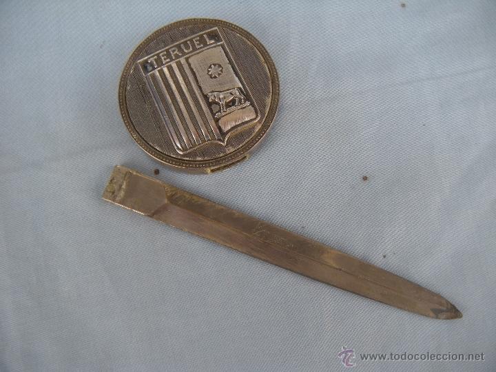Escriban&iacute;a: ABRECARTAS CON ESCUDO DE TERUEL - Foto 2