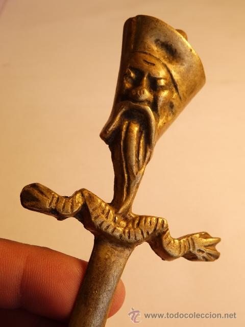 Escriban&iacute;a: Antiguo abrecartas en bronce - Foto 3