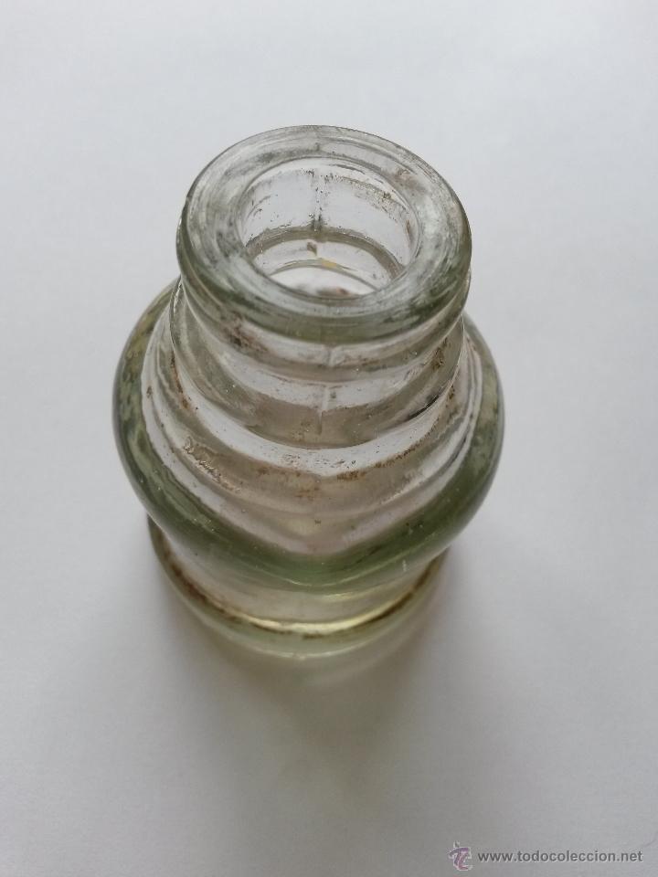 Escriban&iacute;a: Tintero ,frasco antiguo de 6 x 4 cms - Foto 1