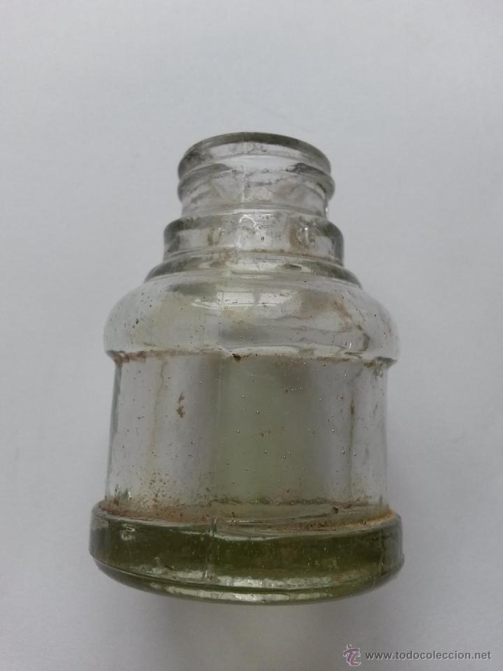 Escriban&iacute;a: Tintero ,frasco antiguo de 6 x 4 cms - Foto 2