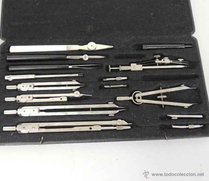 Escriban&iacute;a: Comp&aacute;s antiguo en caja vintage - Foto 1