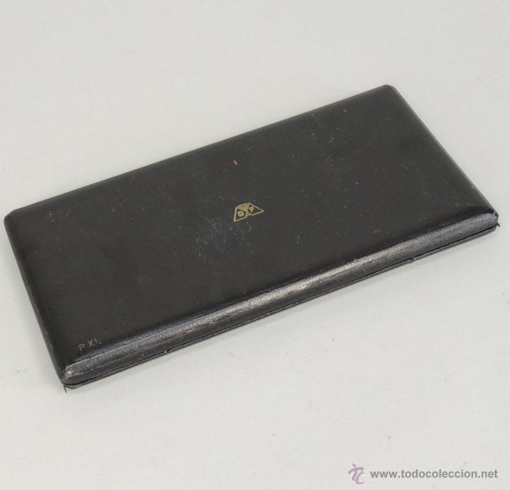 Escriban&iacute;a: Comp&aacute;s antiguo en caja vintage - Foto 3