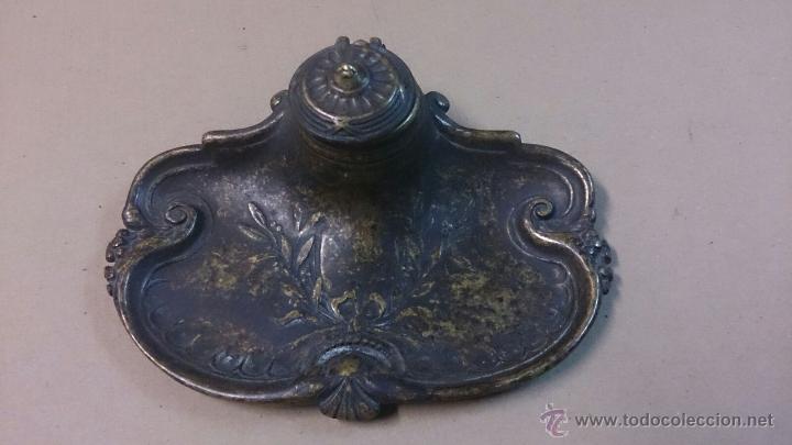 Escriban&iacute;a: Tintero en bronce - Foto 1