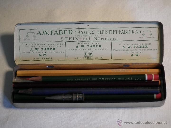 Escriban&iacute;a: Antigua caja Faber Castell - Foto 3