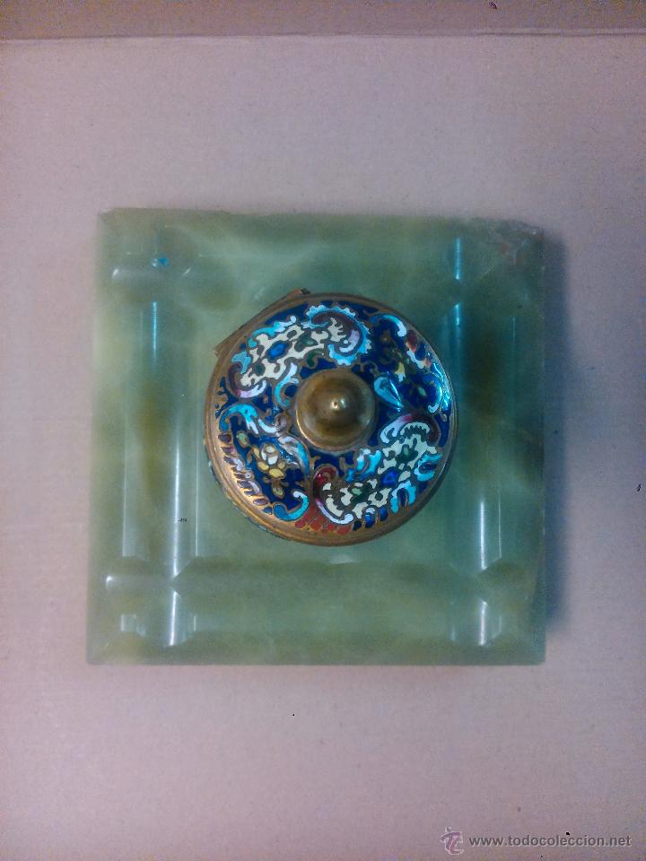 Escriban&iacute;a: Tintero en bronce esmaltado cloissone - Foto 7