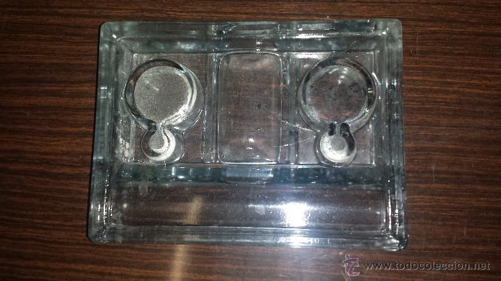 Escriban&iacute;a: TINTERO DOBLE CRISTAL - Foto 4