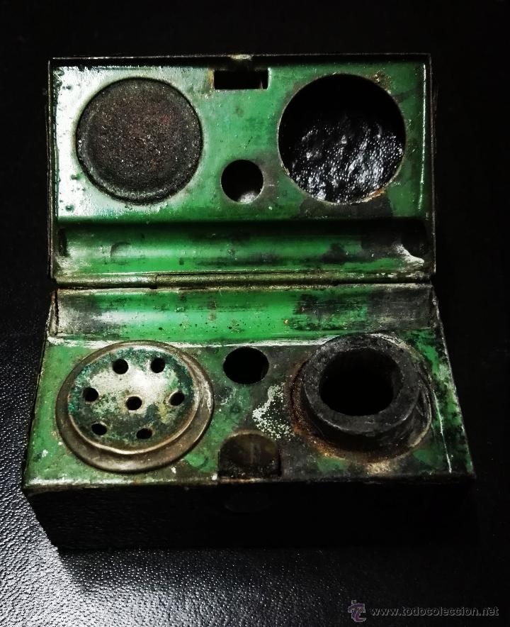 Escriban&iacute;a: Tintero portatil s.XIX.?. Improved Inkstand. - Foto 2