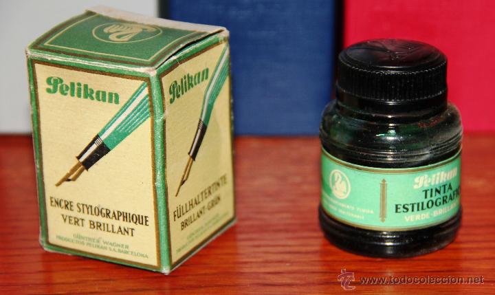 Escriban&iacute;a: ANTIGUO TINTERO PELIKAN DE COLECCION 82S - Foto 3
