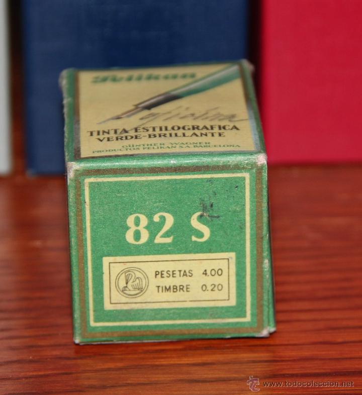 Escriban&iacute;a: ANTIGUO TINTERO PELIKAN DE COLECCION 82S - Foto 4