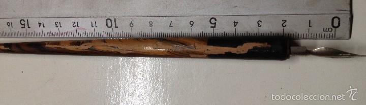 Escriban&iacute;a: PLUMILLA MADERA PINTADA (K) - Foto 2
