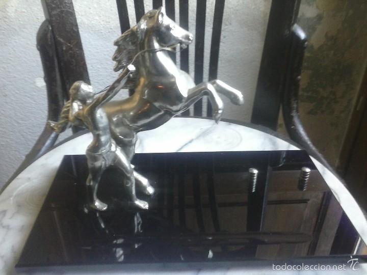 Escriban&iacute;a: ESCRIBANIA DE METAL Y OPALINA. - Foto 1
