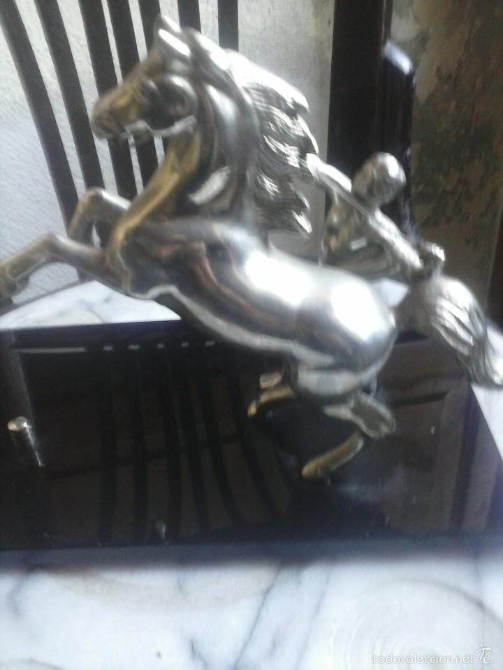 Escriban&iacute;a: ESCRIBANIA DE METAL Y OPALINA. - Foto 2