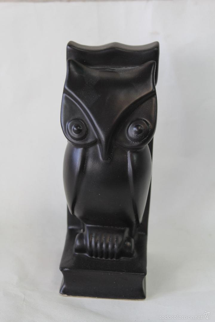 Escriban&iacute;a: SUJETALIBROS BUHO EN CERAMICA - Foto 2