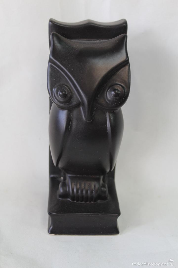 Escriban&iacute;a: SUJETALIBROS BUHO EN CERAMICA - Foto 5