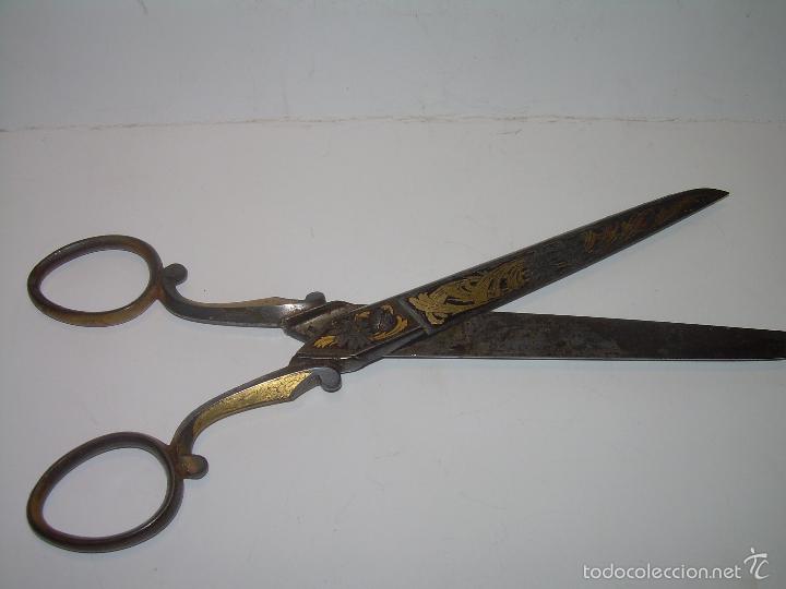 Escriban&iacute;a: ANTIGUAS TIJERAS DE DESPACHO S.XIX - Foto 2
