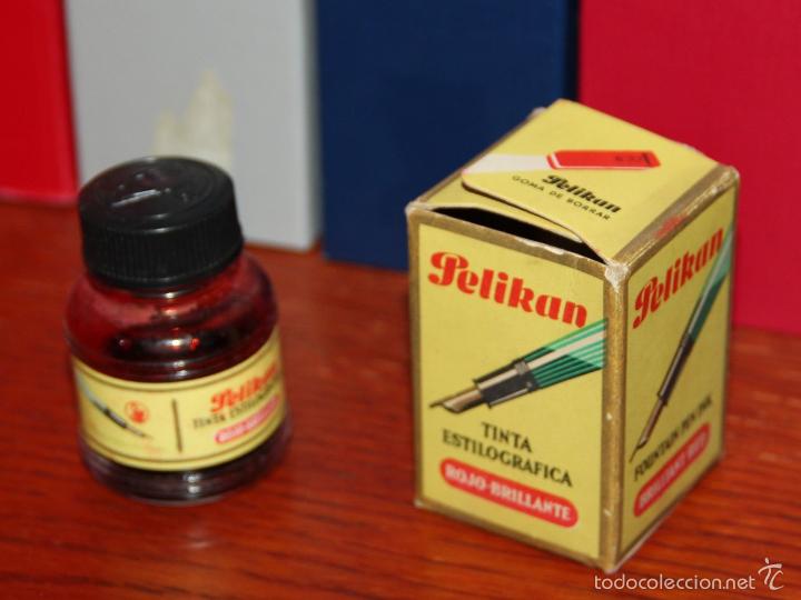 Escriban&iacute;a: ANTIGUO TINTERO PELIKAN DE COLECCION 82 - Foto 2