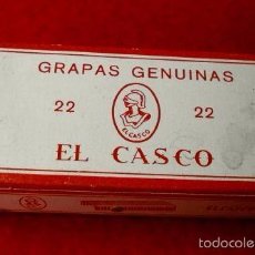 Escrita: CAJA DE GRAPAS GENUINAS EL CASCO (NUEVA) Nº 22. Lote 56523818