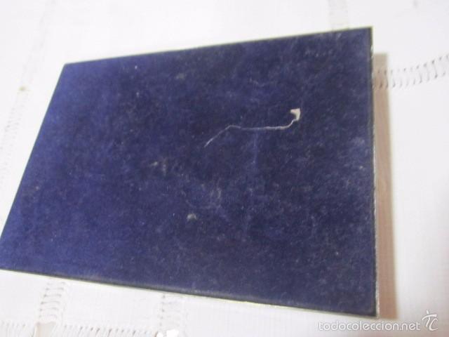 Escriban&iacute;a: Portabloc de alpaca. Base forrada. 15 x 11 cms. - Foto 6