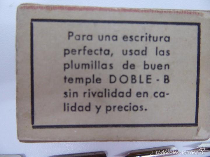 Escriban&iacute;a: 70 PLUMILLAS DOBLE B N&ordm; 730 - Foto 6