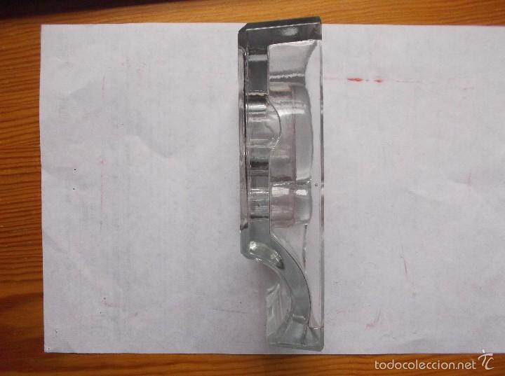 Escriban&iacute;a: PORTA TINTERO DE CRISTAL. ANTIGUO - Foto 2