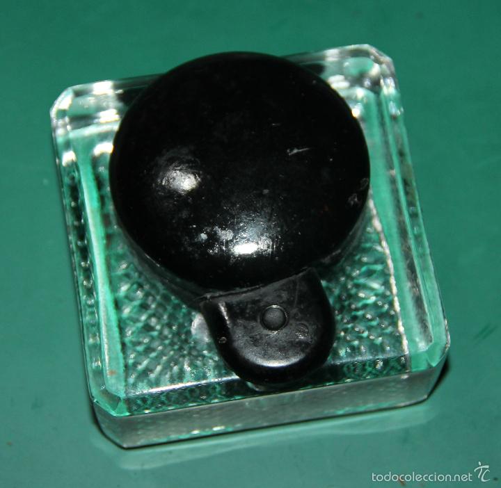 Escriban&iacute;a: ANTIGUO TINTERO DE CRISTAL - Foto 1