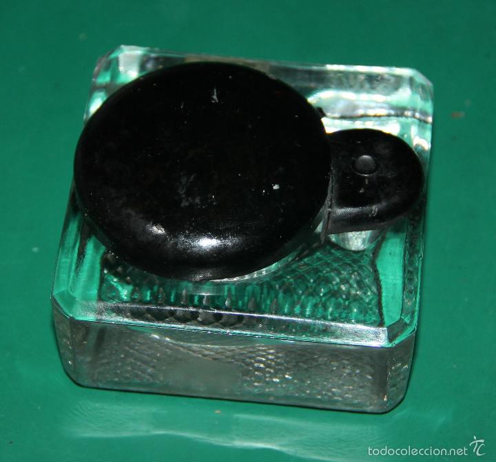 Escriban&iacute;a: ANTIGUO TINTERO DE CRISTAL - Foto 2