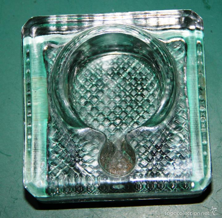 Escriban&iacute;a: ANTIGUO TINTERO DE CRISTAL - Foto 6