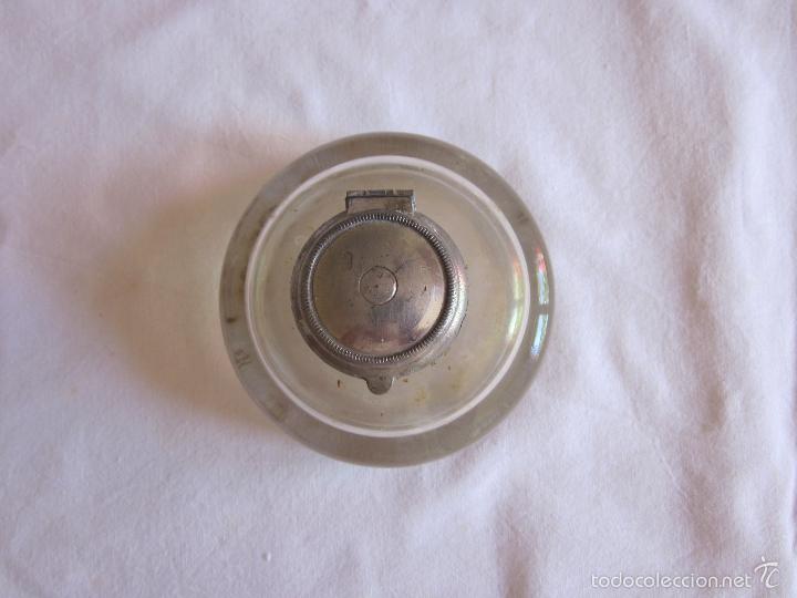 Escriban&iacute;a: Antiguo tintero de cristal de principios s.XX - Foto 3