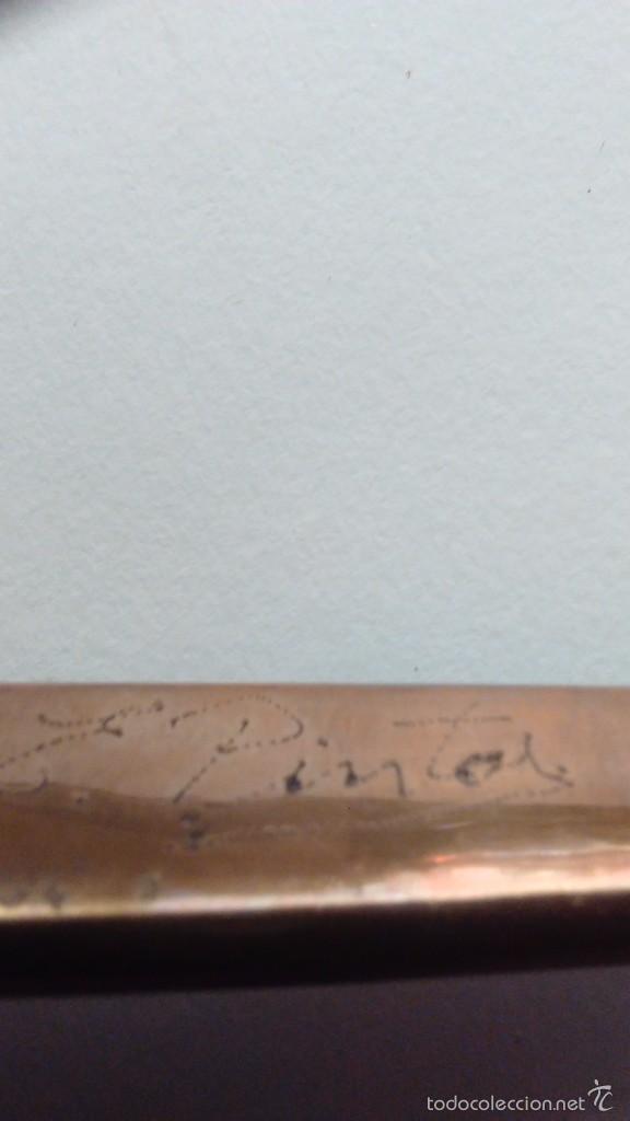 Escriban&iacute;a: Abrecartas de bronce firmado - Foto 5