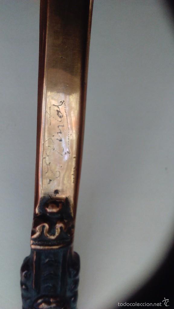 Escriban&iacute;a: Abrecartas de bronce firmado - Foto 9