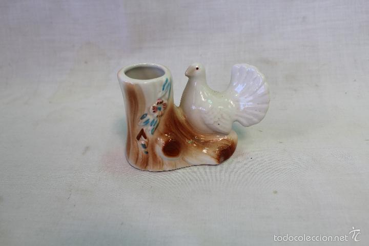 Escriban&iacute;a: palillero  paloma en ceramica - Foto 1