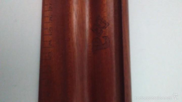 Escriban&iacute;a: Regla de madera portapapeles - Foto 2