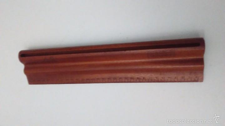 Escriban&iacute;a: Regla de madera portapapeles - Foto 5