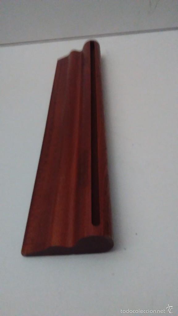 Escriban&iacute;a: Regla de madera portapapeles - Foto 9