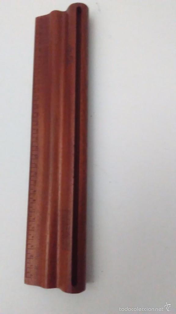 Escriban&iacute;a: Regla de madera portapapeles - Foto 10