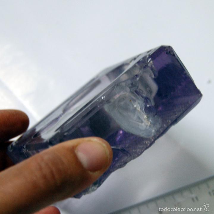 Escriban&iacute;a: TINTERO ANTIGUO CRISTAL LILA - Foto 5