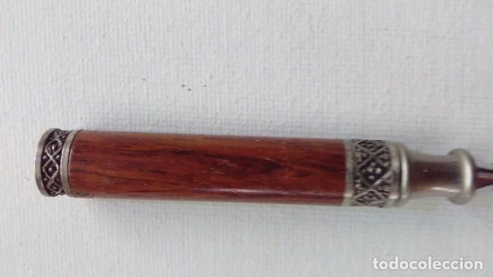 Escriban&iacute;a: Abrecartas de metal y madera - Foto 6