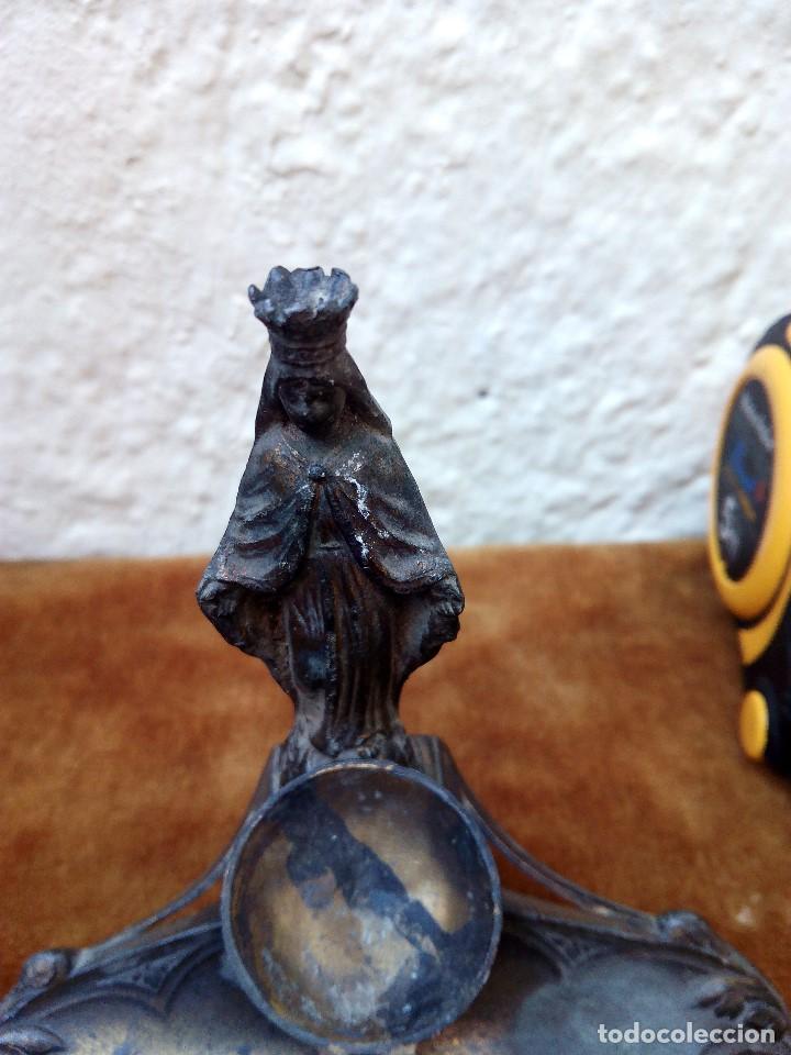Escriban&iacute;a: Tintero de la virgen de metal - Foto 2