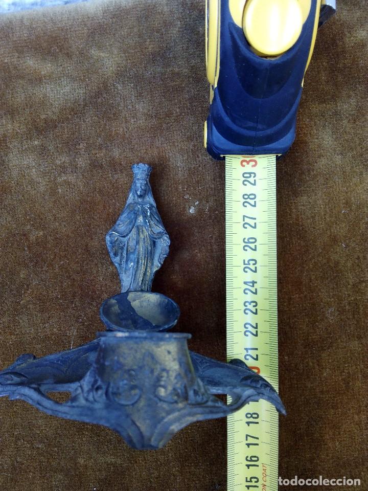 Escriban&iacute;a: Tintero de la virgen de metal - Foto 5