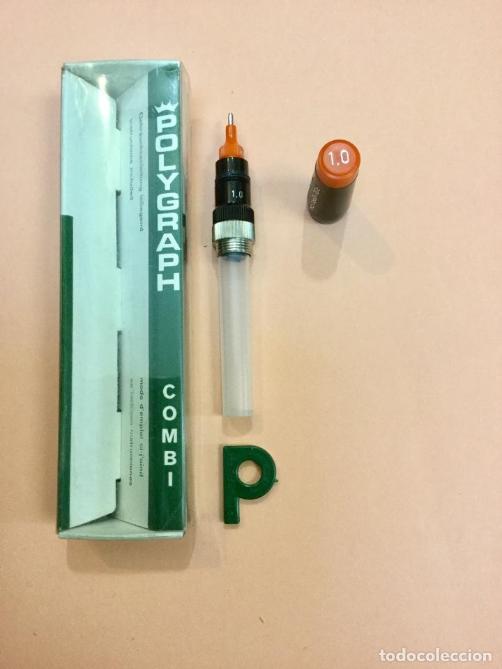 Escriban&iacute;a: Estilografo Polygraph. 1 mm. NUEVO SIN USAR - Foto 1
