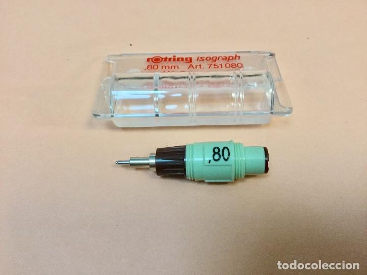 Escriban&iacute;a: Punto Rotring Isograph 0,8 mm. NUEVO - Foto 1
