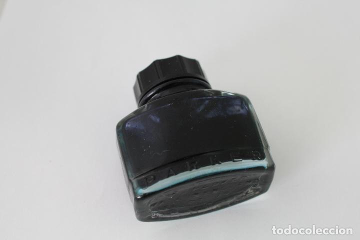 Escriban&iacute;a: tintero parker - tinta negra - abierto - Foto 3