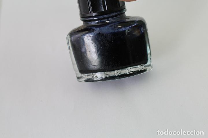 Escriban&iacute;a: tintero parker - tinta negra - abierto - Foto 4
