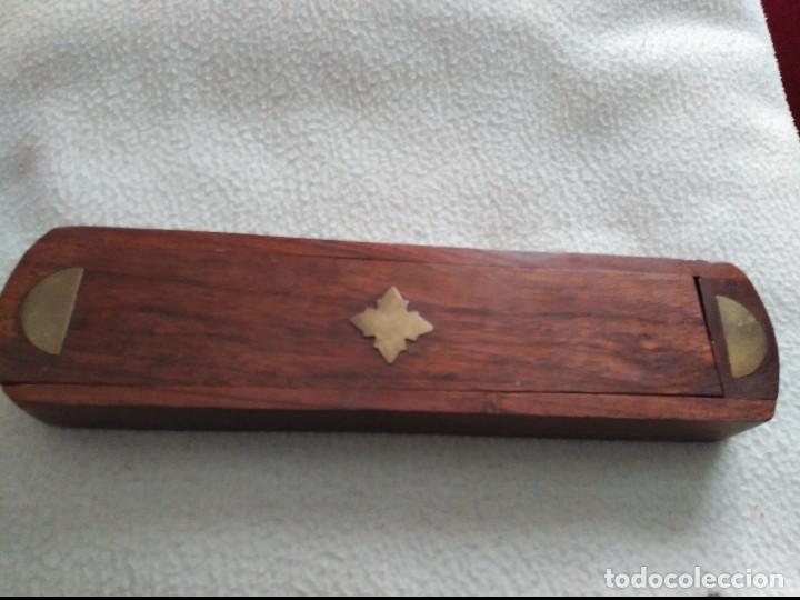Escriban&iacute;a: plumier madera y metal - Foto 1