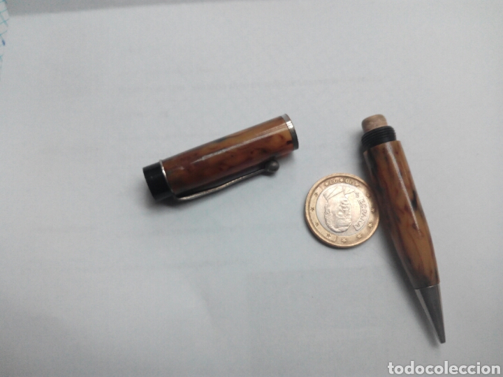 Escriban&iacute;a: Portaminas celuloide y metal - Foto 3