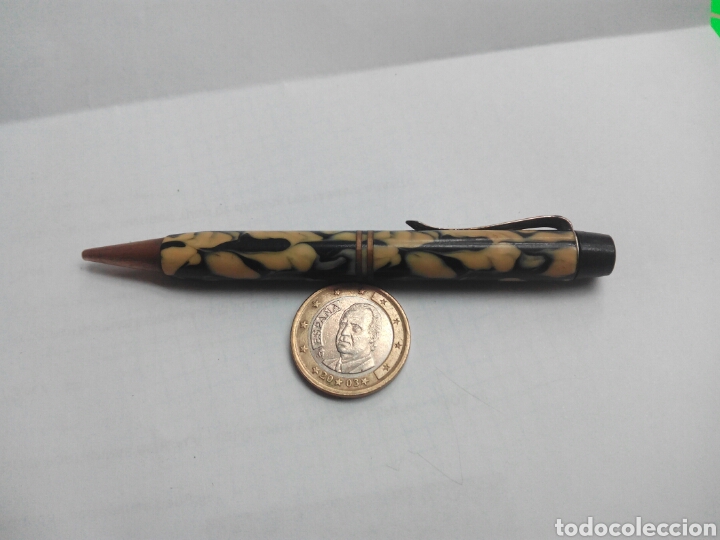 Escriban&iacute;a: Portaminas de celuloide y metal - Foto 2