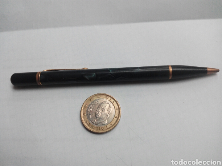 Escriban&iacute;a: Portaminas de celuloide y metal - Foto 2