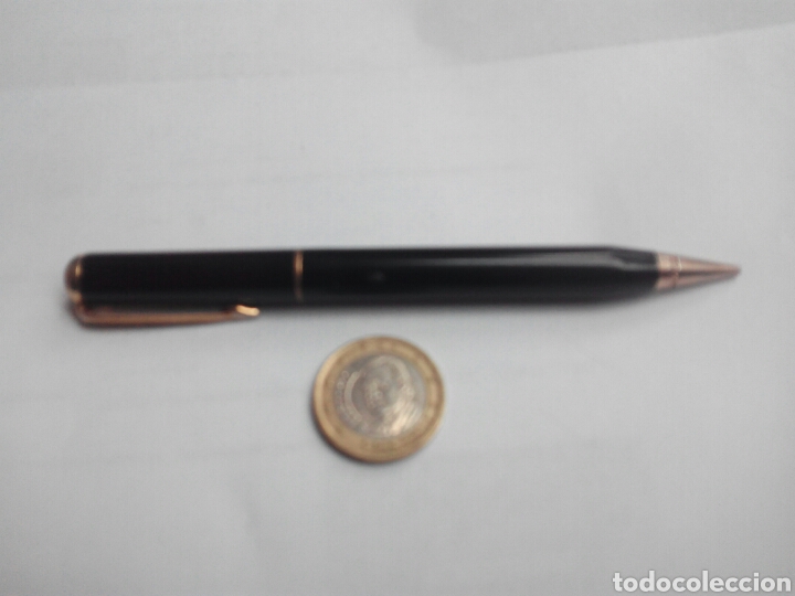 Escriban&iacute;a: Portaminas de celuloide y metal - Foto 1